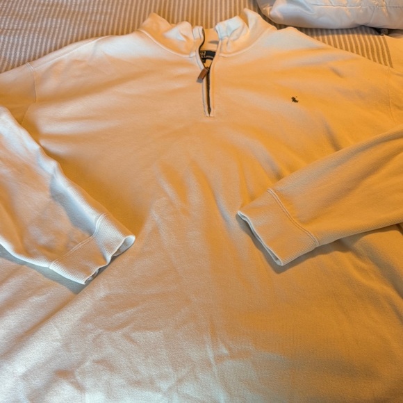Polo Ralph Lauren Other - Mens Polo Ralph Lauren Cream Quarter-Zip Estate Rib Pullover 3XB 3XL XXXL